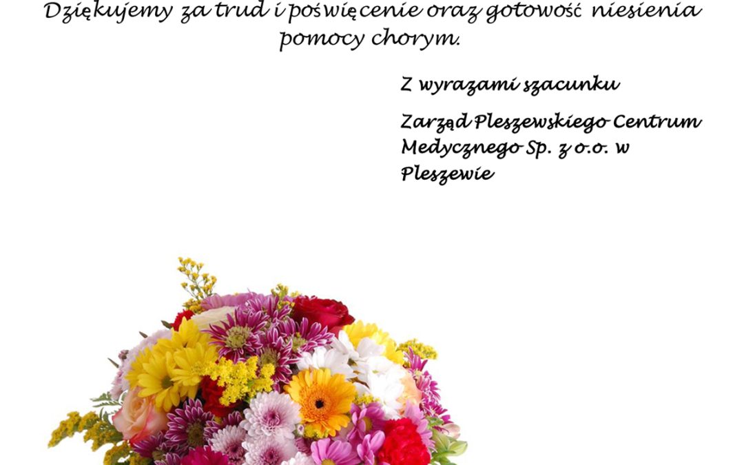 Życzenia z okazji dnia Opiekuna Medycznego